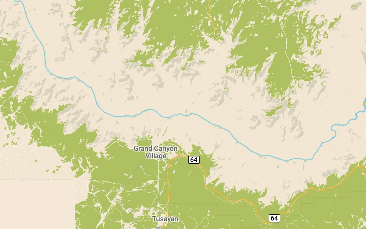 Grand Canyon without hillshading